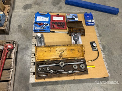 Tap & Die Set, (2) Bearing & Seal Driver Set, Flaring Tool Kit, Digital Tire Inflator Divers