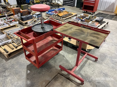 Tool Cart, Tool Table & Stool