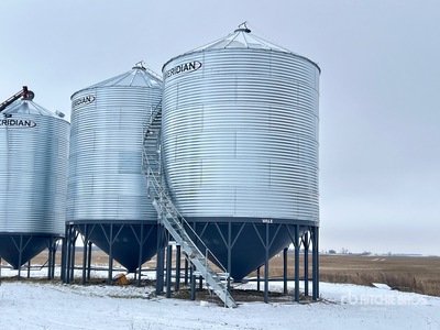 Meridian M24-6 +/- 10353 bu 6 Ring Grain Bin