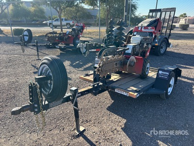 2019 Barreto E924HM-4MS Walk Behind Trencher w/ Barreto Trailer
