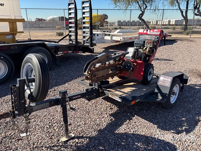 2019 Barreto E924HM-4MS Walk Behind Trencher w/ Barreto Trailer