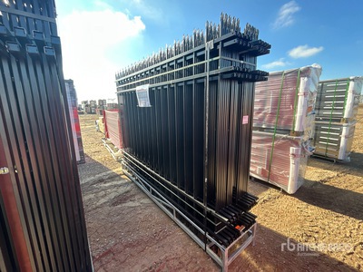 Quantity of (20) 2025 Canex 10 ft x 7 ft Powder Coated Clôture (Unused)
