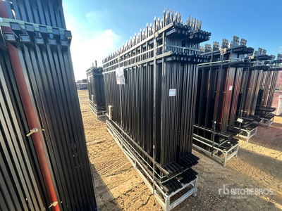 Quantity of (20) 2025 Canex 10 ft x 7 ft Powder Coated Clôture (Unused)