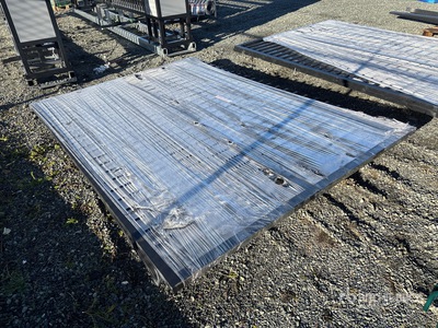 Suihe 20 ft x 7 ft Wrought Iron Bi-Parting Puerta de entrada (Unused)