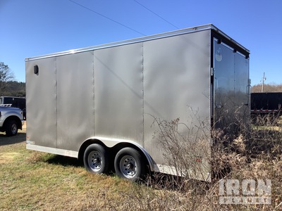 2023 Covered Wagon CW7X16TA2 16 ft T/A Enclosed Trailer