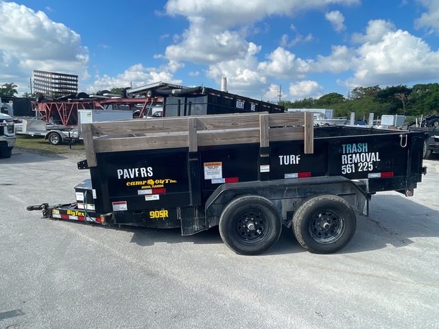 2024 Big Tex 90SR-12BK6SIR 16 ft T/A T/A Dump Utility Trailer