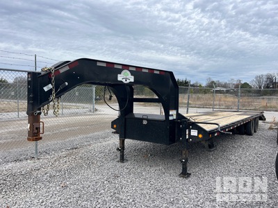 2023 PJ Trailers 32 ft T/A Gooseneck Flatbed Trailer