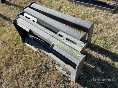 Quantity of (4) All-Star Skid Steer Attachment Mounting Plate (Unused)