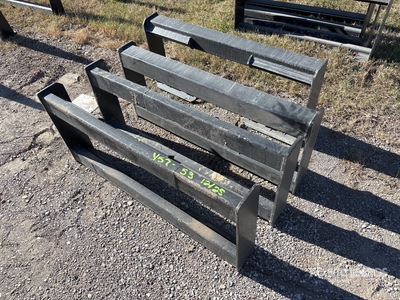 Quantity of (4) All-Star Skid Steer Attachment Mounting Plate (Unused)