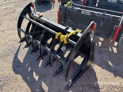 All-Star 72 In E-Series Skid Steer Root Rake (Unused)