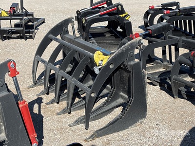 Mid-State 60 In E-Series Skid Steer Root Rake (Unused)