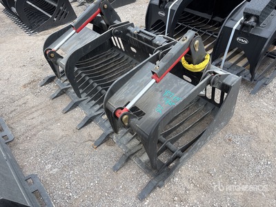 All-Star 72 In Rock w/Teeth Skid Steer Grapple (Unused)
