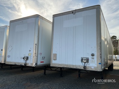 2013 Wabash DVCVHPC 53 ft x 102 in T/A Van Trailer