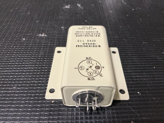 (5) Hi-G 13216E6182-3 Time Delay Relays