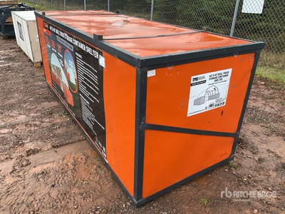 TMG DT4041CF 40 ft x 40 ft Dual Truss Container Shelter (Unused)