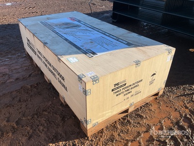 TMG LSN41 Tree Person Outdoor White Pine Barrel Sauna (Unused)