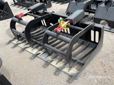 All-Star 72 In Skeleton w/Teeth Skid Steer Grapple (Unused)