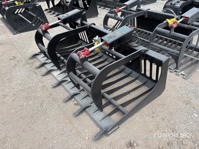 All-Star 78 In Skeleton w/Teeth Skid Steer Grapple (Unused)