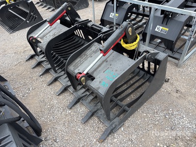 All-Star 80 In Rock w/Teeth Skid Steer Grapple (Unused)