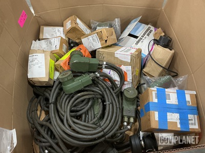 (5) Cable Assemblies, (7) Coolant Heaters, (1) Breather Caps & Assorted Items