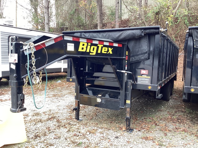 2023 Big Tex 25DU-20 20 ft T/A Gooseneck Dump Utility Trailer
