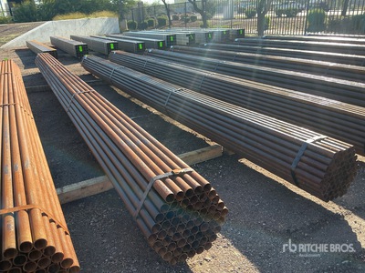 Quantity of (61) 1 7/8 in OD Blk Schedule 10 x 24 ft Steel Tubo (Unused)