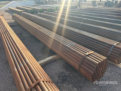 Quantity of (61) 1 7/8 in OD Blk Schedule 40 x 21 ft Steel Rura
