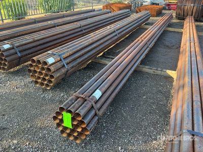 Quantity of (19) 2 7/8 in OD Blk Schedule 10 x 24 ft Steel Tubo (Unused)