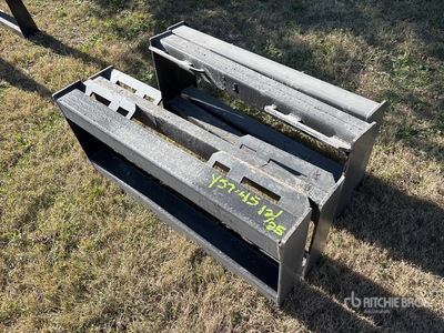 Quantity of (4) All-Star Skid Steer Attachment Mounting Plate (Unused)