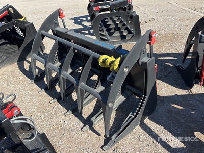 Mid-State 60 In E-Series Skid Steer Root Rake (Unused)