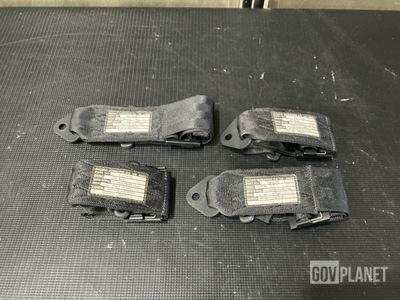 (4) Pacific Scientific 1101730-03 Lap Belt Assemblies