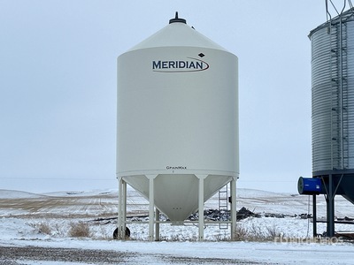 Meridian +/- 3300 bu Smooth Wall Hopper Aeration fan listed separately Grain Bin