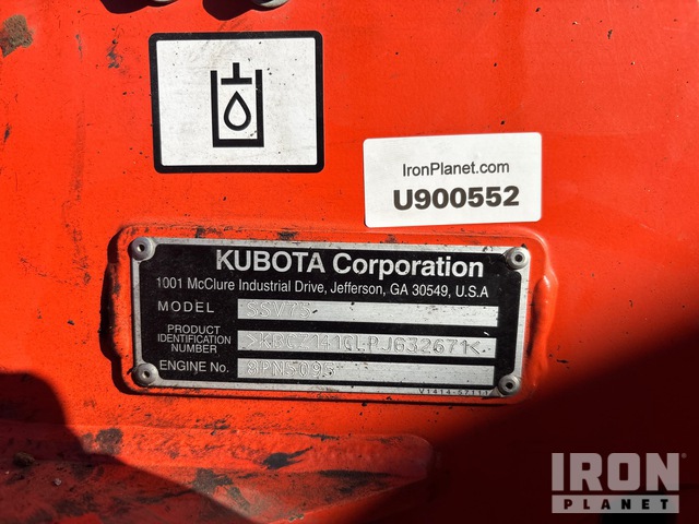 MINI CARGADOR SOBRE RUEDAS 2023 KUBOTA SSV75HFRC