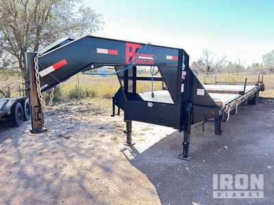 2024 HT 40 ft T/A Gooseneck Remolque Portamaquinaria