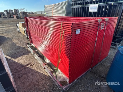 Quantity of (75) 2025 10 ft x 6 ft Temporary bouw hek (Unused)