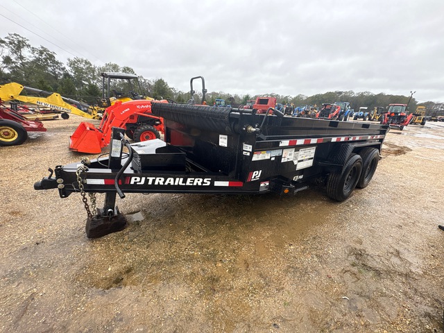 2024 PJ DL142 14 ft T/A End Dump Trailer
