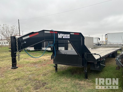 2024 MP Custom 13600 lb 35 ft T/A Gooseneck Flatbed Trailer