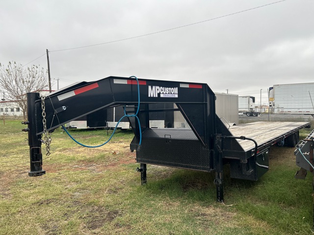 2024 MP Custom 35 ft T/A Gooseneck Flatbed Trailer
