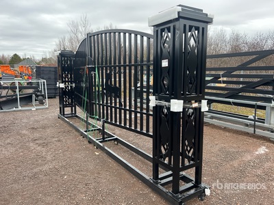 2025 Suihe NFG-20FGP-D03 20 ft Wrought Iron Bi-Parting Puerta de entrada (Unused)