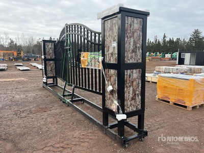2025 Suihe NFG-20FGP-E 20 ft Wrought Iron Bi-Parting Puerta de entrada (Unused)