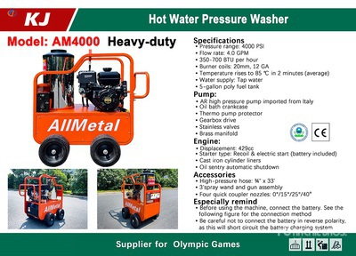 2025 KJ AM4000 Pressure Washer (Unused)
