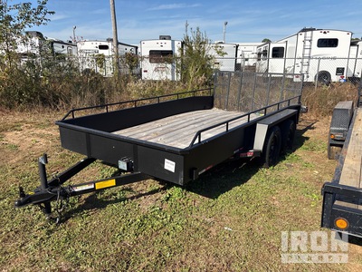 2024 Port City Trailers 14 ft T/A Rimorchio a cassone fisso