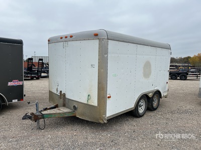 2012 Cargo Craft 12 ft T/A Enclosed Trailer