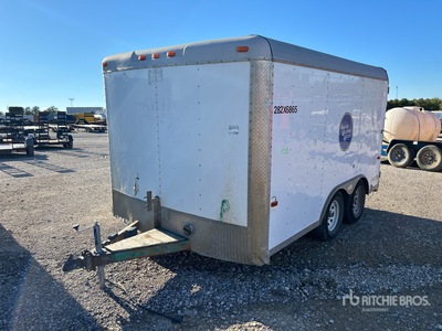 2012 Cargo Craft 12 ft T/A Enclosed Trailer