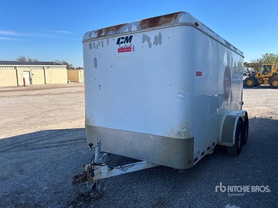 2015 CM 14 ft T/A Enclosed Trailer