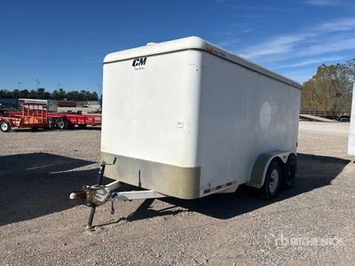 2015 CM 14 ft T/A Enclosed Trailer