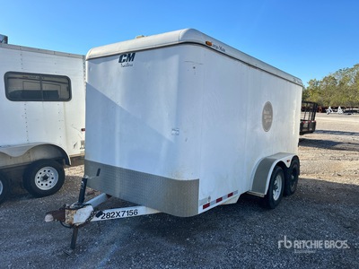 2015 CM 14 ft T/A Enclosed Trailer