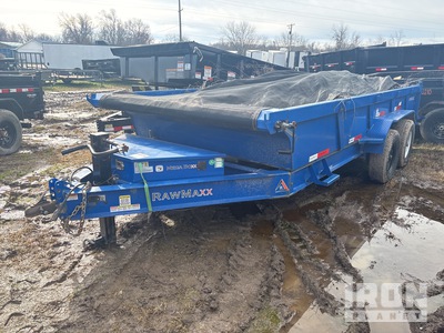 2024 RAWMAXX T/A Dump Utility Trailer