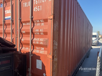 40 ft Open Top Storage Container