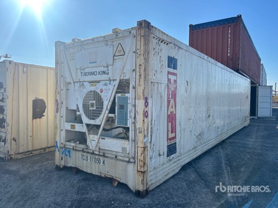 40 Ft High Cube Refrigerated Abrollcontainer (Inoperable)